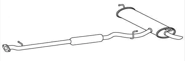 Rear Muffler (DS-285)