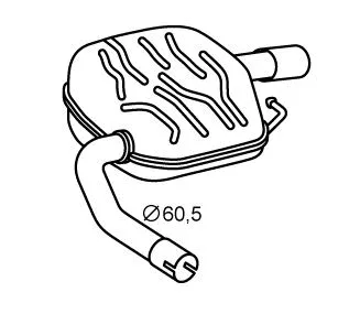 Rear Muffler (FS-748)