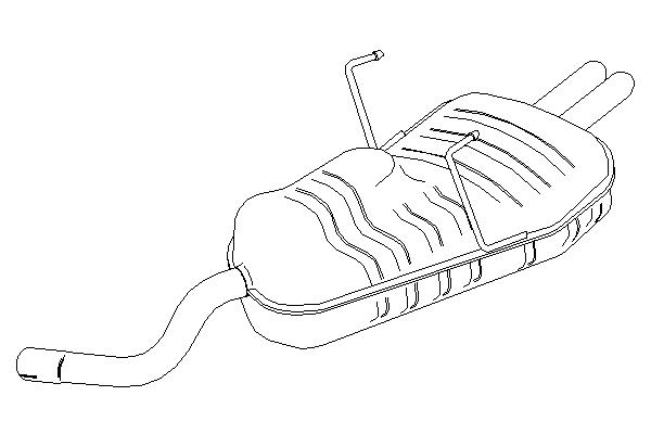 Rear Muffler (MOS-298)