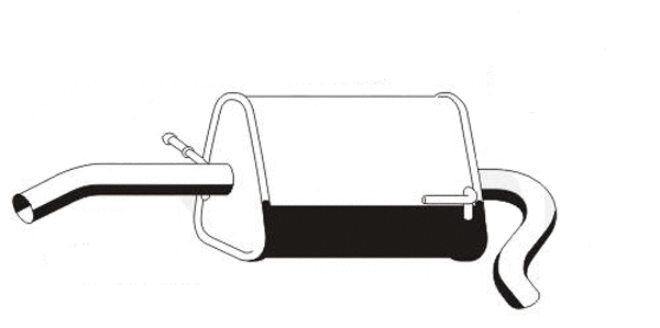 Rear Muffler (VS-352ERNS)