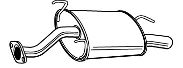 Rear Muffler (MOS-127)
