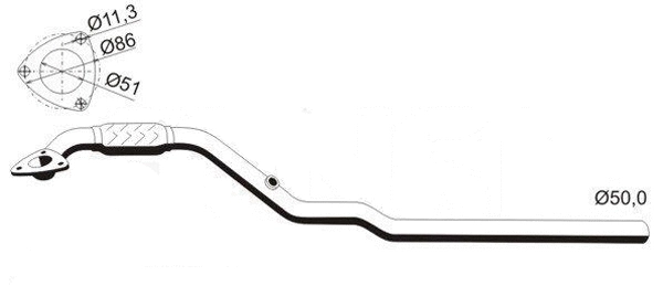 Exhaust Pipe (OR-273ERNS)