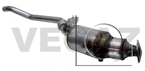 Soot/Particulate Filter, exhaust system (SEK-938)