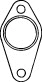 Gasket, exhaust pipe (MZD-117)