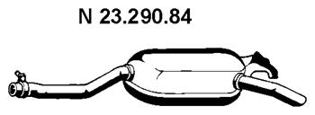 Rear Muffler (MS-189ERNS)