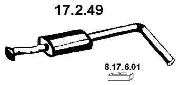 Centre Muffler (RS-161EBER)
