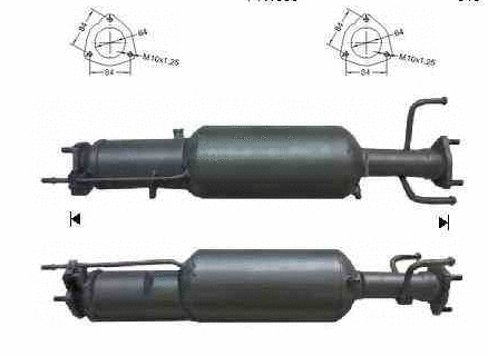 Soot/Particulate Filter, exhaust system (CHK-938SIC)