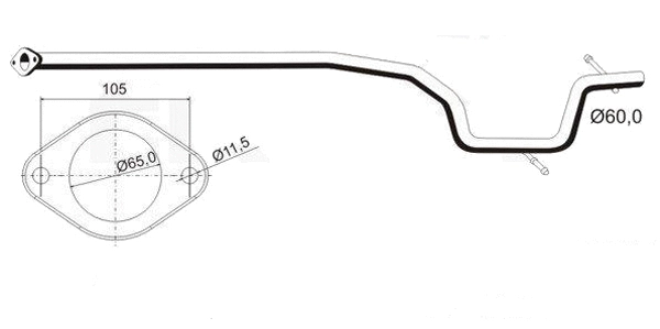 Exhaust Pipe (FR-357ERNS)
