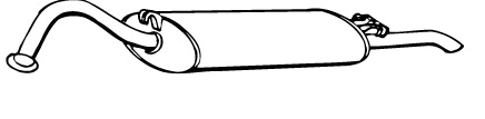 Rear Muffler (AS-62)