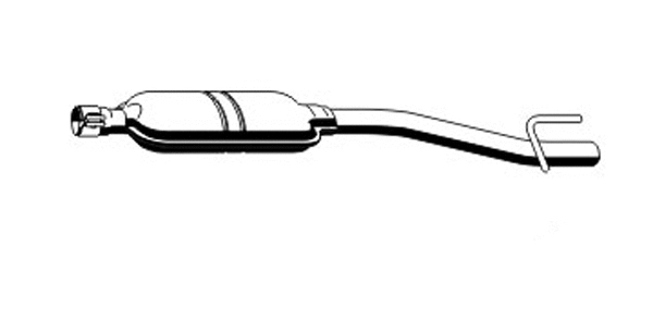 Centre Muffler (MS-278ERNS)