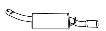 Rear Muffler (FS-532)