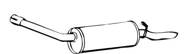 Rear Muffler (FS-262)