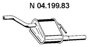 Rear Muffler (FS-450EBER)