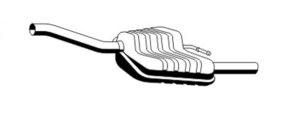 Rear Muffler (FS-466ERNS)