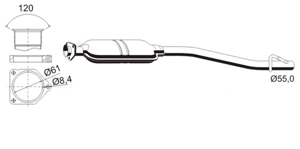 Centre Muffler (MS-331)