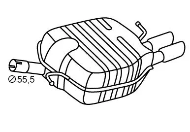 Rear Muffler (AS-512)