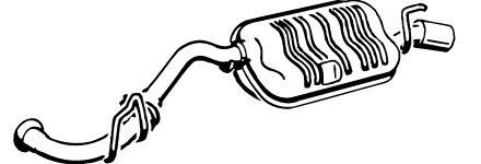 Rear Muffler (RS-181)