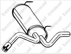 Rear Muffler (OS-760)