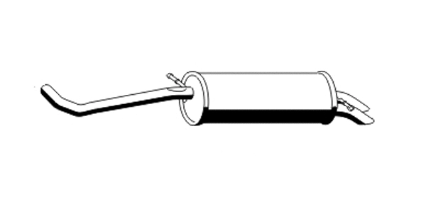 Rear Muffler (SKS-45ERNS)