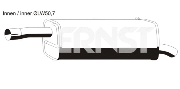 Rear Muffler (FS-591ERNS)