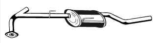 Centre Muffler (OS-534EBER)