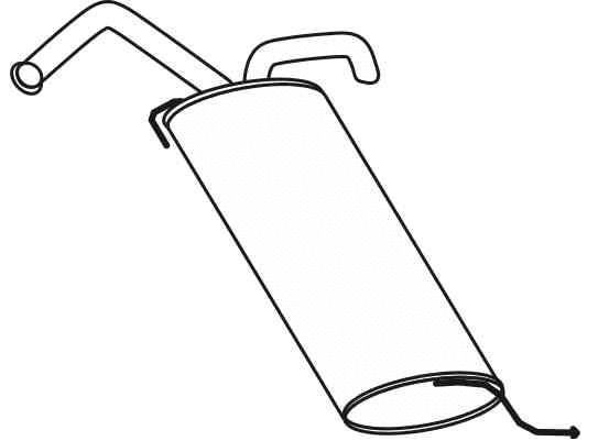 Rear Muffler (KS-177)