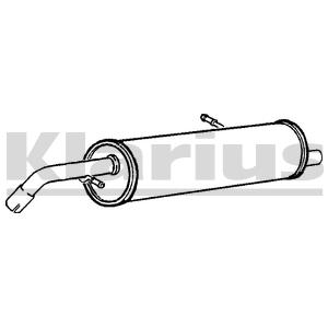 Rear Muffler (PGS-275)