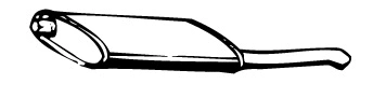 Rear Muffler (OS-98)