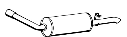 Rear Muffler (FS-531)