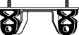 Bracket, muffler (CG-109)