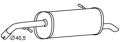 Rear Muffler (CS-269)