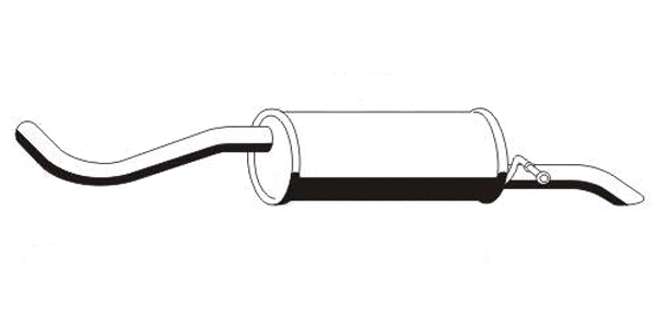 Rear Muffler (VS-434ERNS)