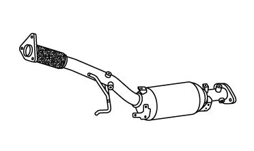 Soot/Particulate Filter, exhaust system (RK-312)