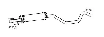 Centre Muffler (OS-680)