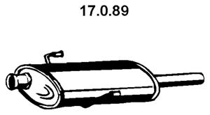 Centre Muffler (RS-287EBER)