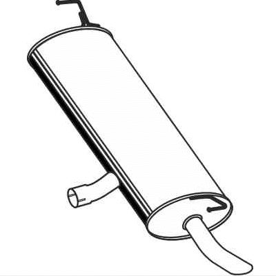 Rear Muffler (DS-374)