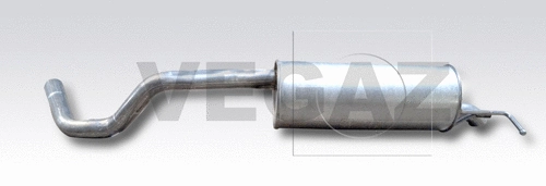 Rear Muffler (SKS-122)