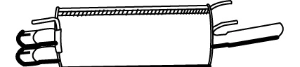 Rear Muffler (OS-373)