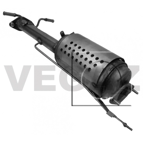 Soot/Particulate Filter, exhaust system (FK-860)