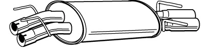 Rear Muffler (OS-367)