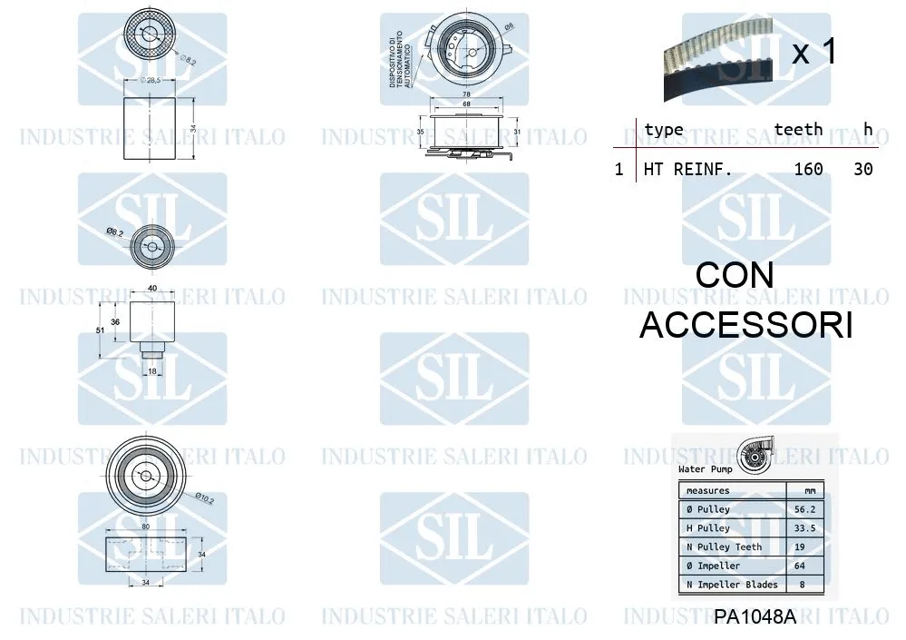 Water Pump & Timing Belt Kit