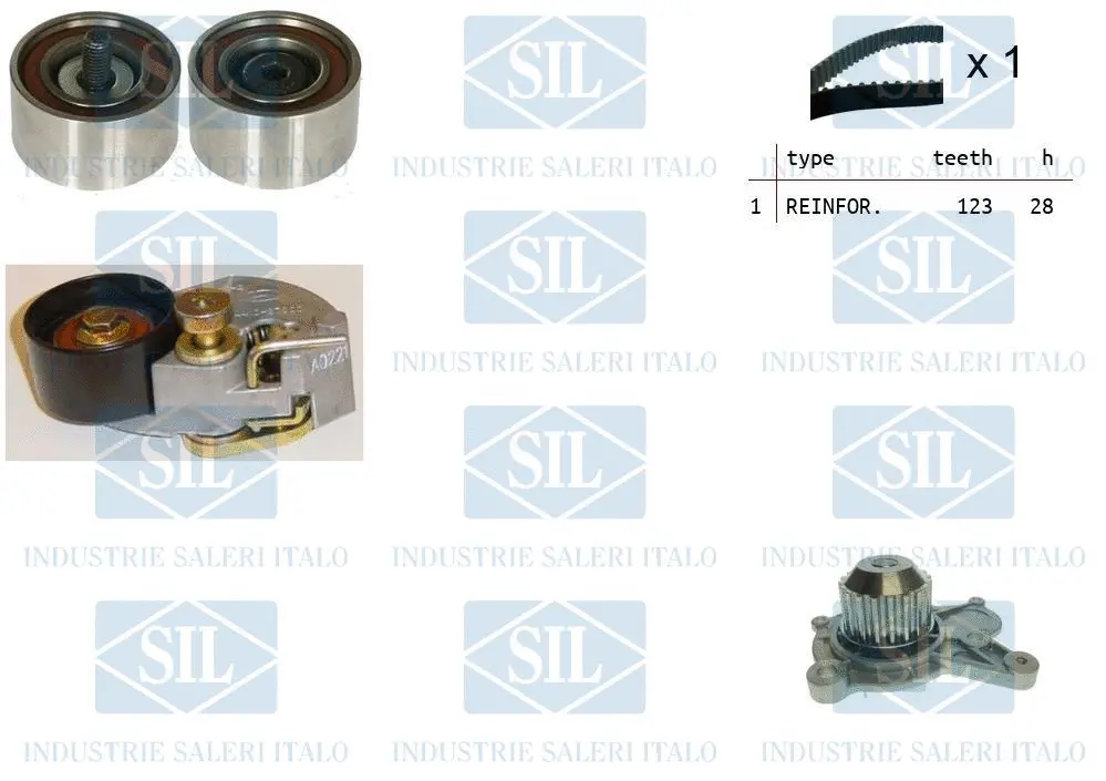 Water Pump & Timing Belt Kit (K1PA1454)