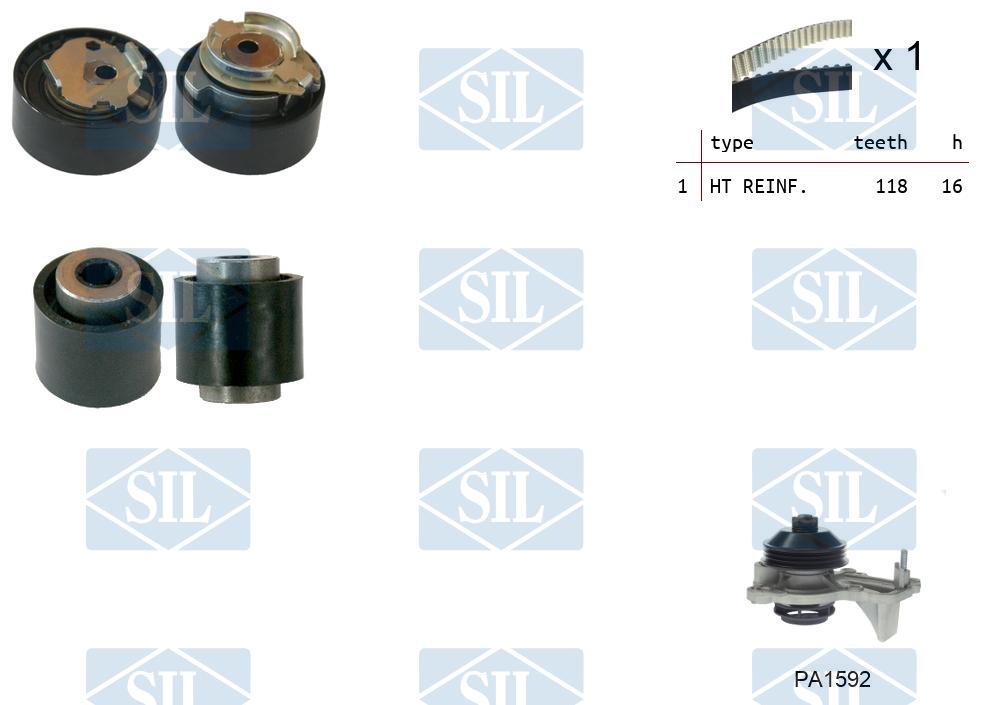 Water Pump & Timing Belt Kit (K1PA1592)