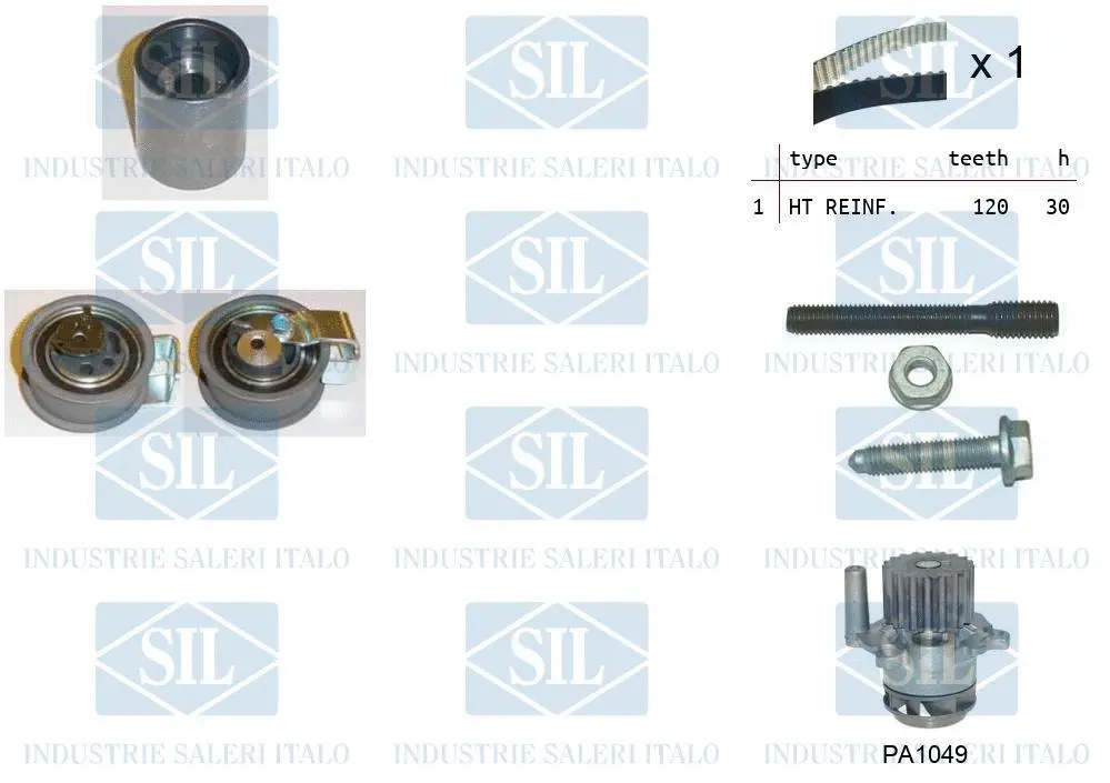 Water Pump & Timing Belt Kit (K2PA1049)
