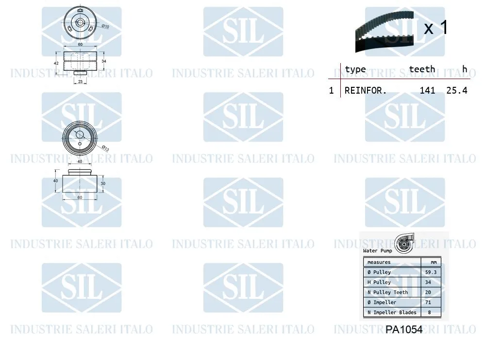Water Pump & Timing Belt Kit