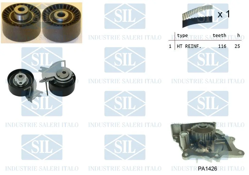 Water Pump & Timing Belt Kit (K2PA1426)
