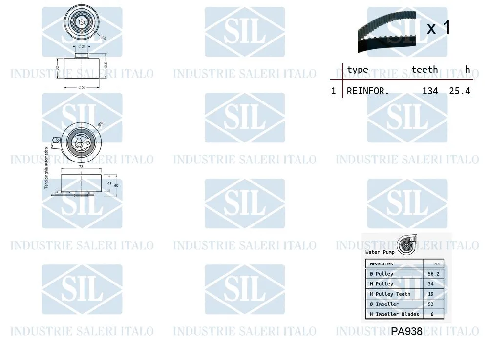 Water Pump & Timing Belt Kit