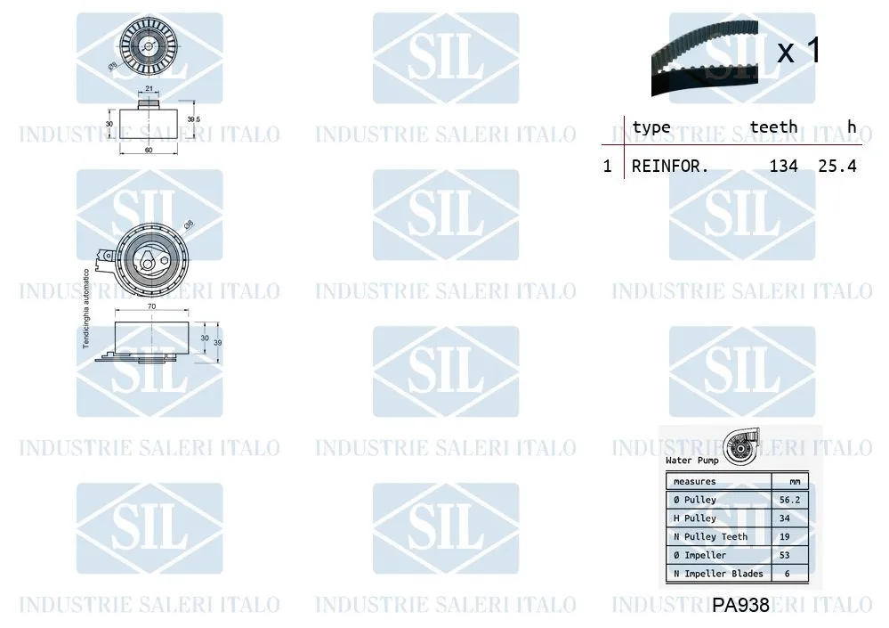 Water Pump & Timing Belt Kit