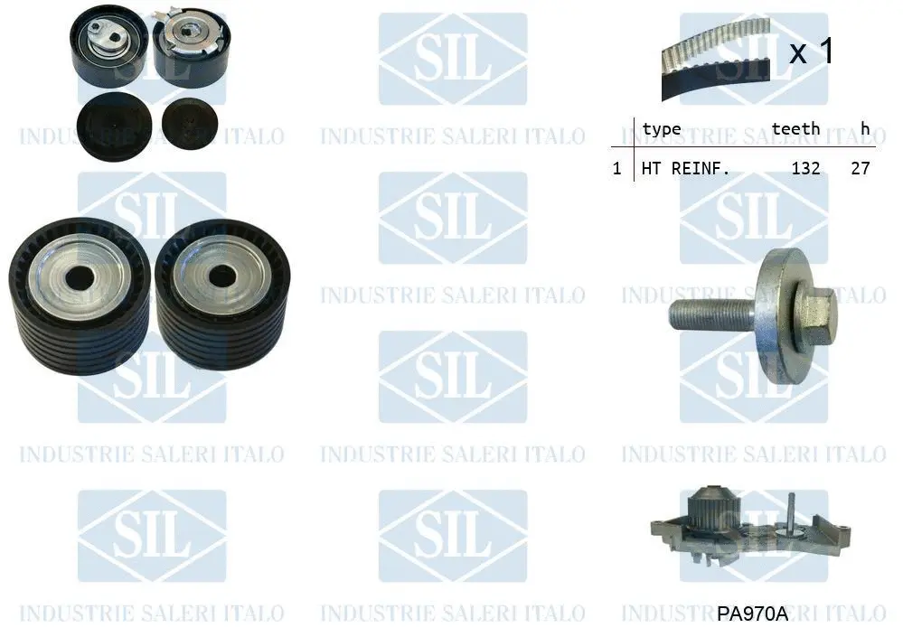 Water Pump & Timing Belt Kit (K2PA970A)