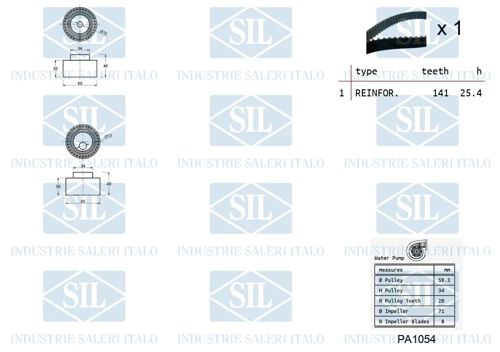 Water Pump & Timing Belt Kit